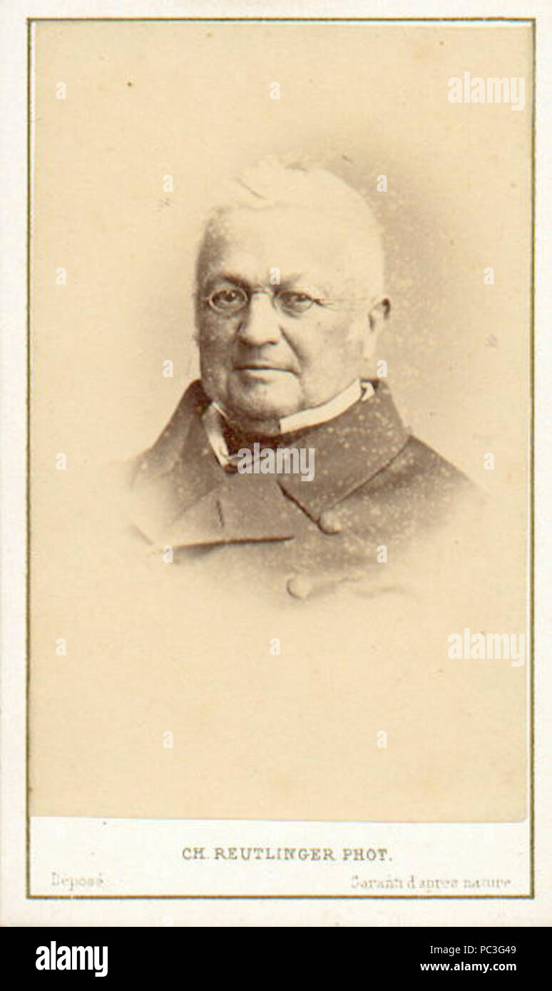 Adolphe Thiers - französischer Staatspräsident. Stock Photo