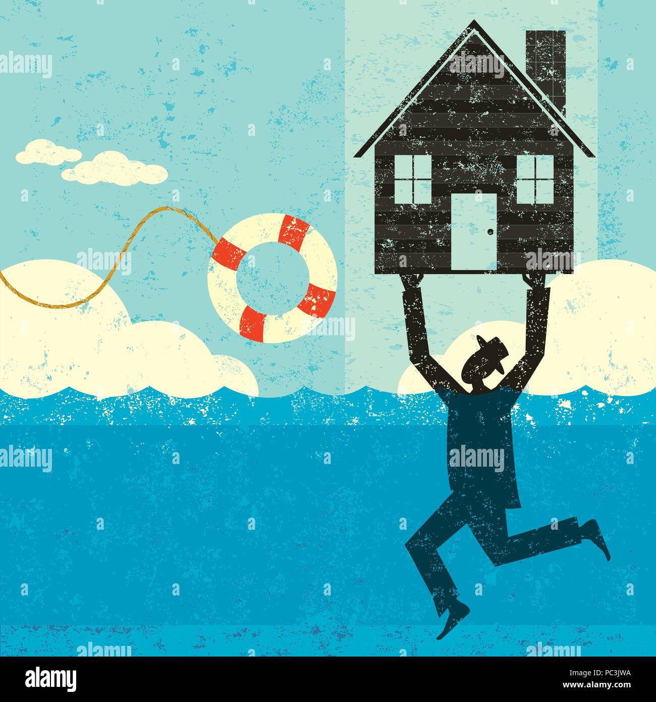 Treading Water Vector Icon Treading water Stock Vector Images - Alamy