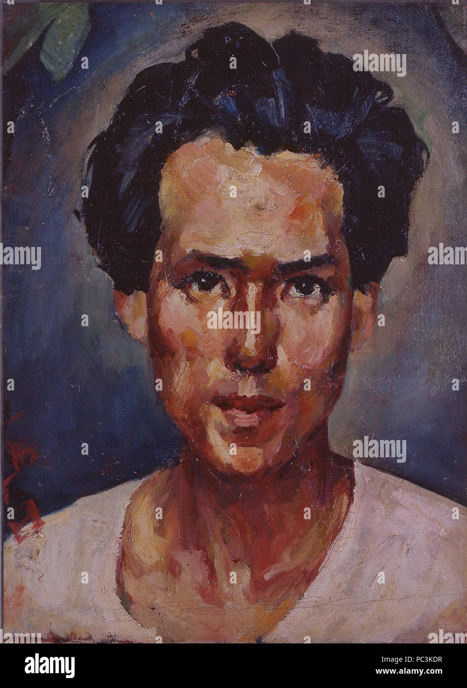 535 Saeki Yuzo selfportrait Stock Photo Alamy