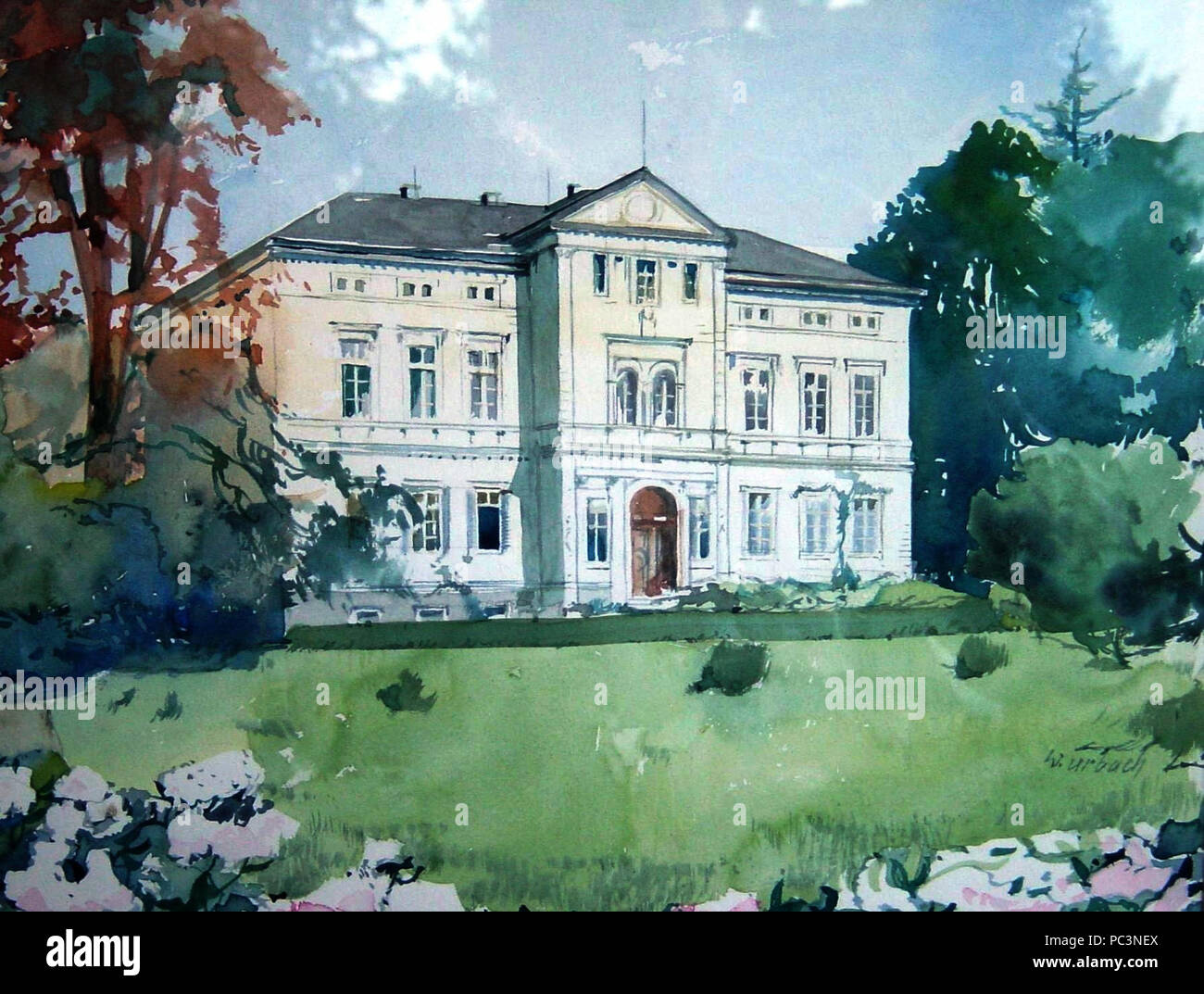 547 Schloß Ober-Dirsdorf Stock Photo - Alamy