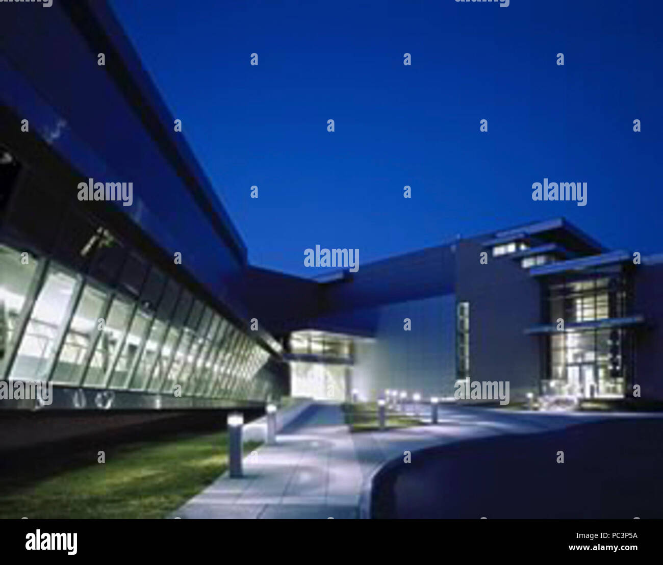 Advanced Measurement Laboratory; Night View Stock Photo - Alamy