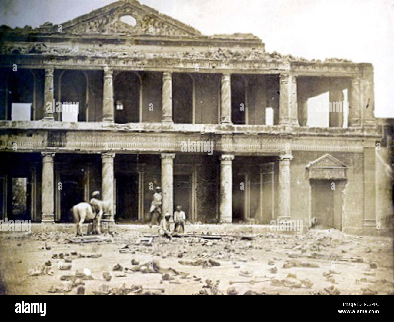 549 Secundra Bagh after Indian Mutiny-m Stock Photo