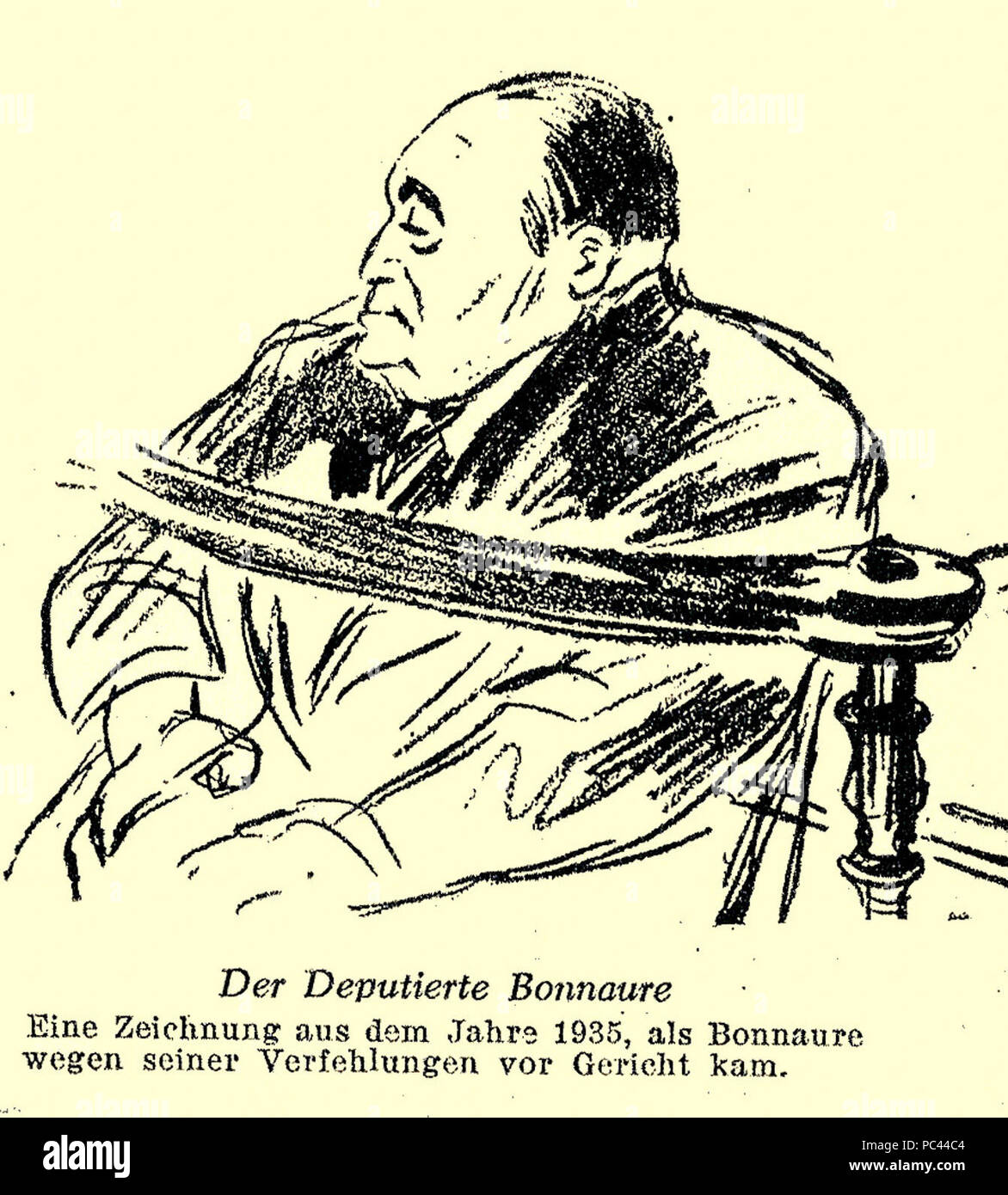 Affaire Stavisky1934Gaston Bonnaure1 Stock Photo Alamy