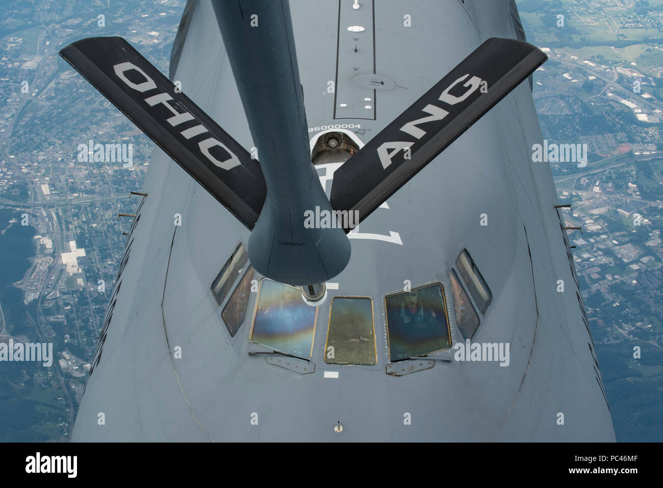 galaxy us air force c-130 tank airdrop