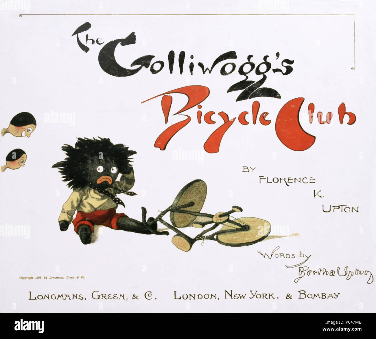 596 The Golliwogg's Bicycle Club cover Stock Photo