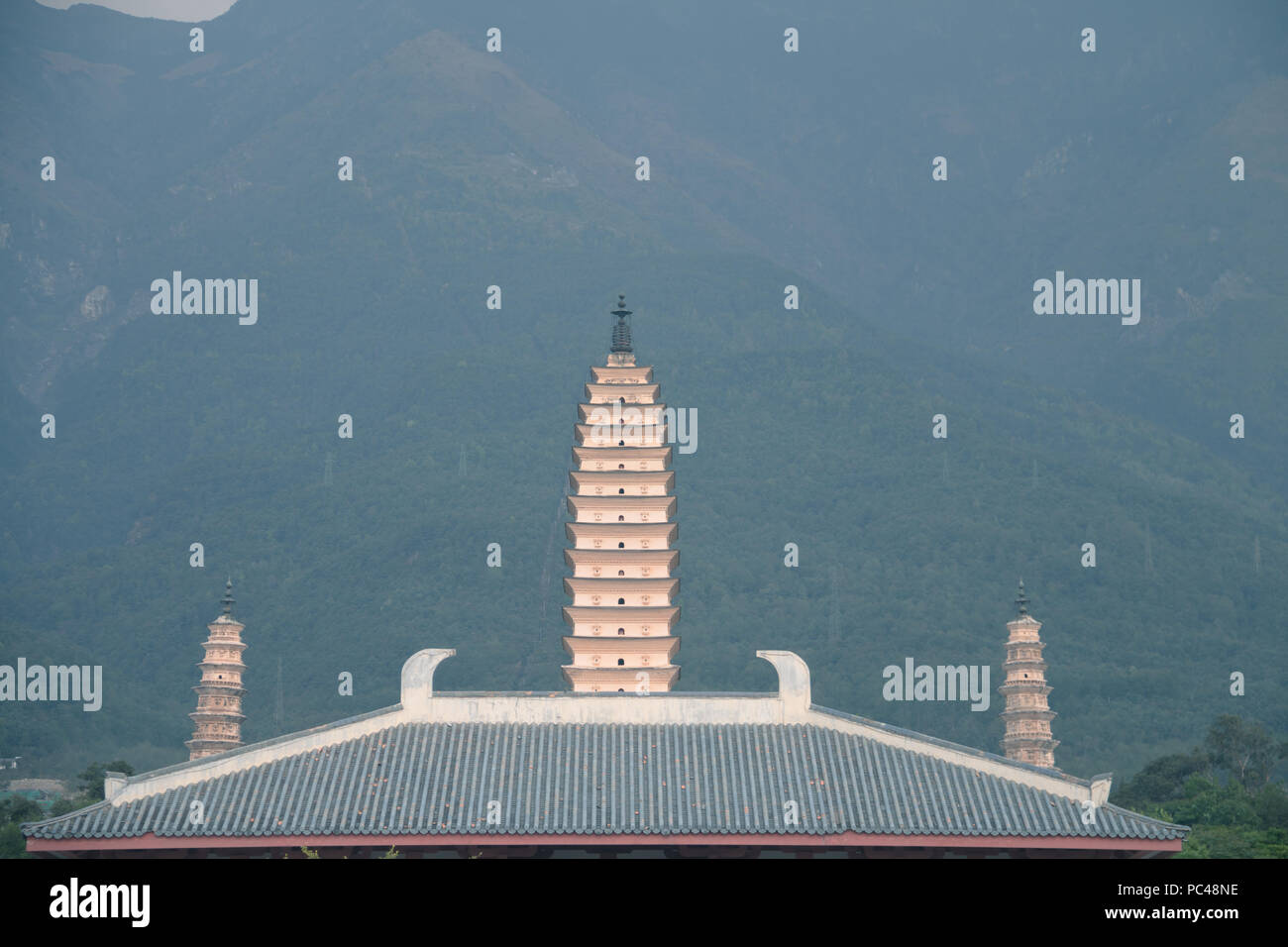 Dali Three Towers in Yunnan, China Stock Photo