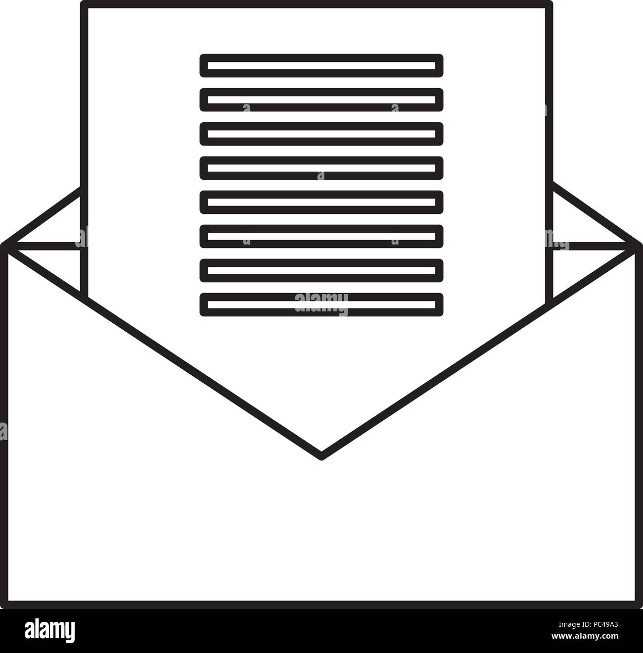 envelope mail isolated icon Stock Vector Image & Art - Alamy
