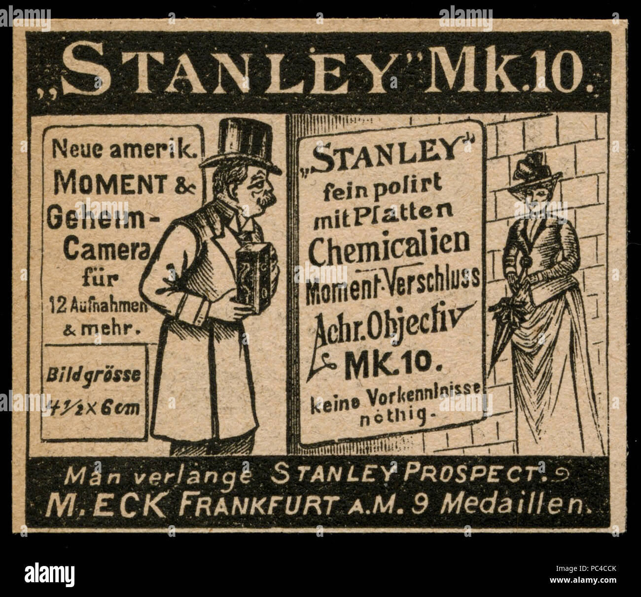 573 Stanley - Neue amerikanische Moment &amp; Geheim-Camera, 1890 Stock Photo