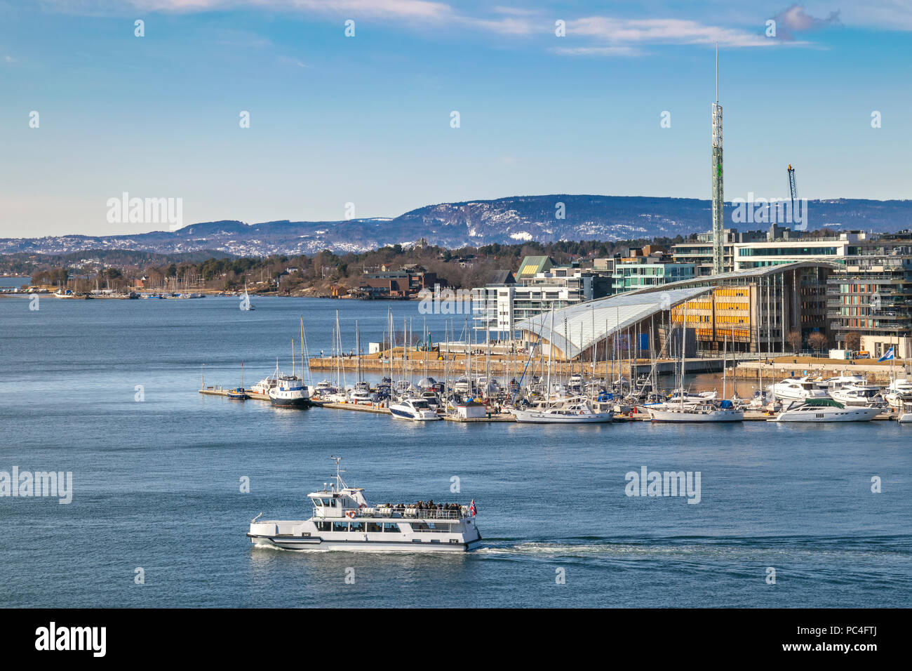 Oslo city skyline at Oslo Harbour, Oslo Norway Stock Photo - Alamy