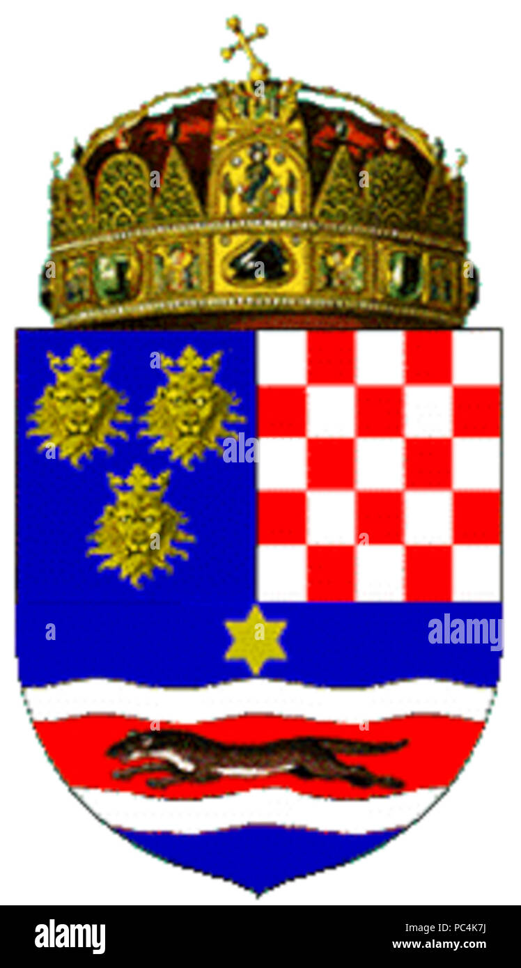 616 Triune Kingdom Of Croatia Dalmatia And Slavonia Stock Photo Alamy