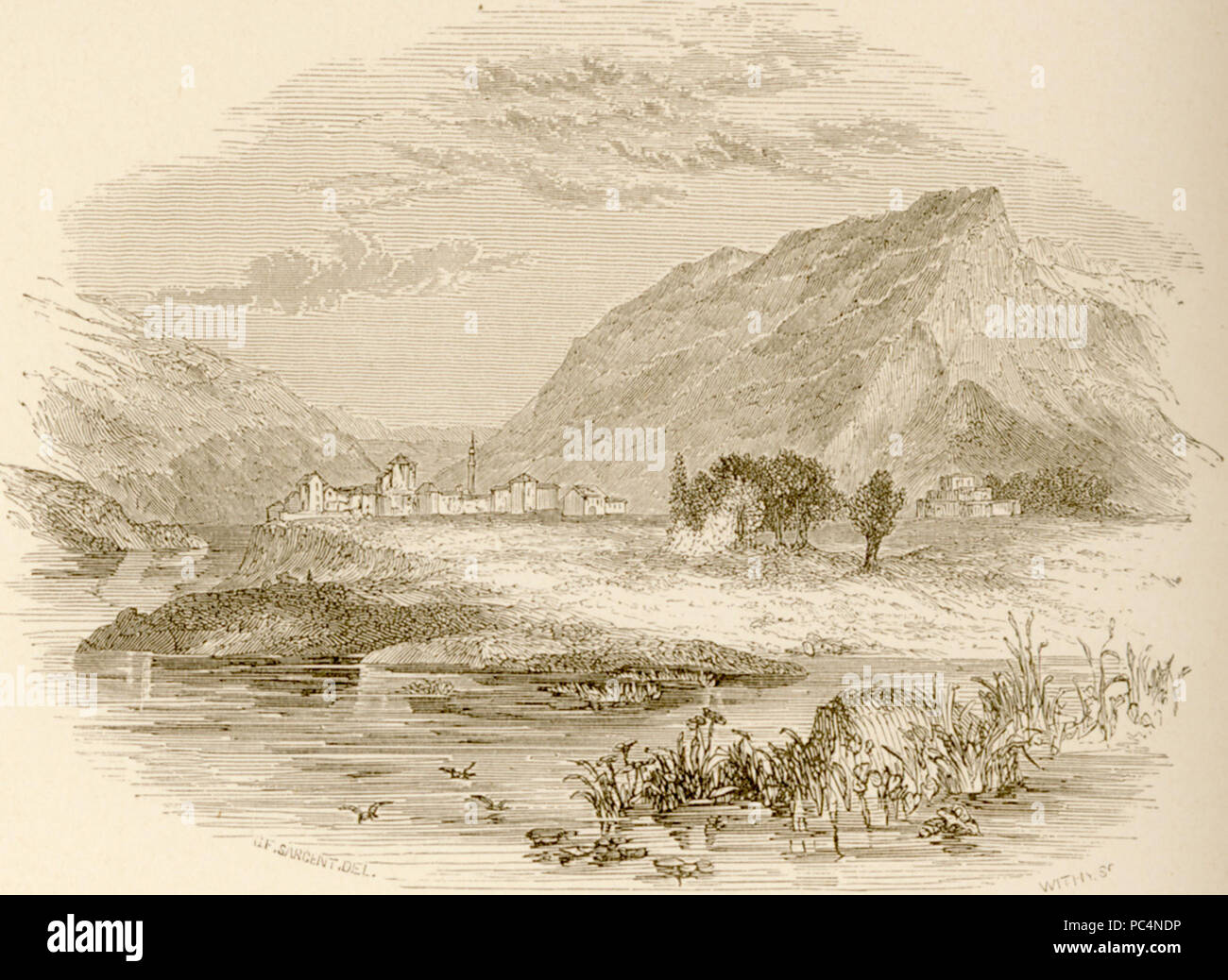 612 Town of Tepeleni - Wordsworth Christopher - 1882 Stock Photo