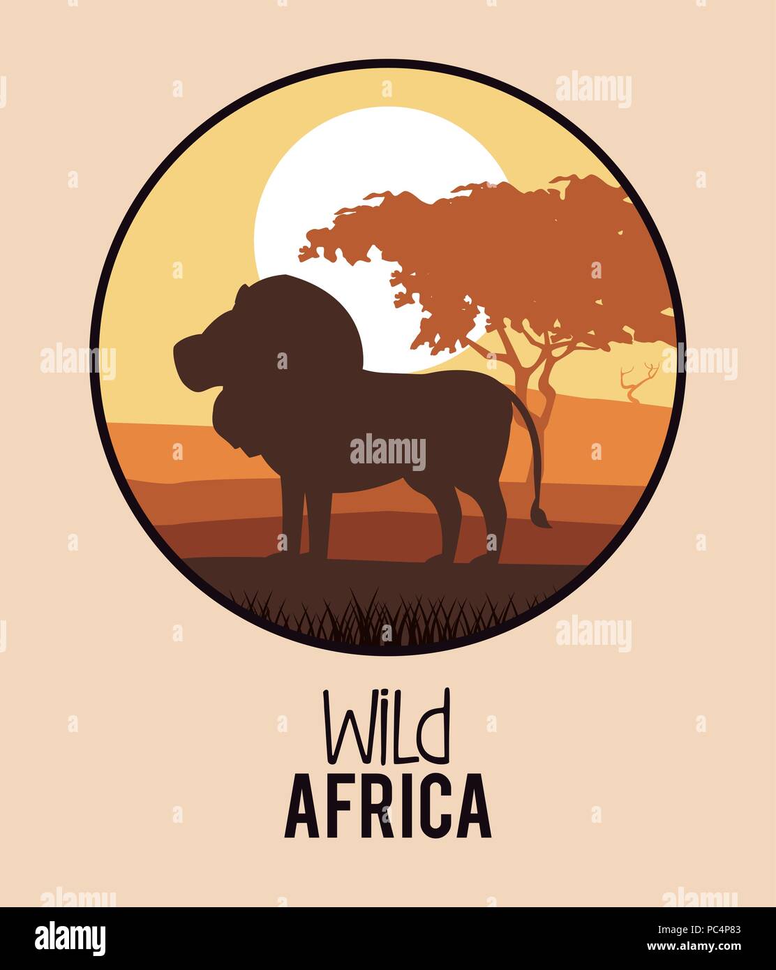 Wild africa animals Stock Vector Image & Art - Alamy