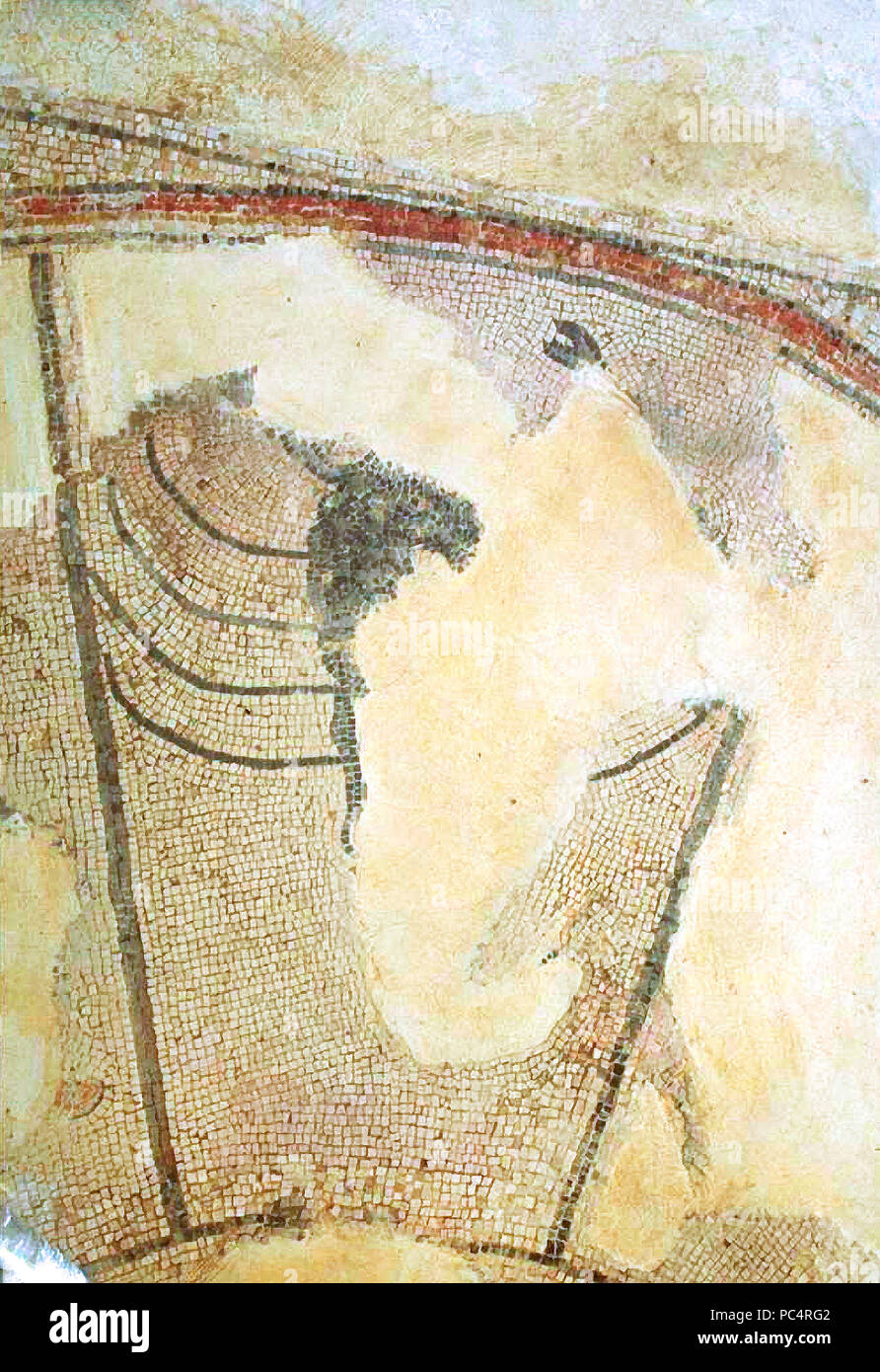 Synagogue Mosaic Zodiac Naaran High Resolution Stock Photography and