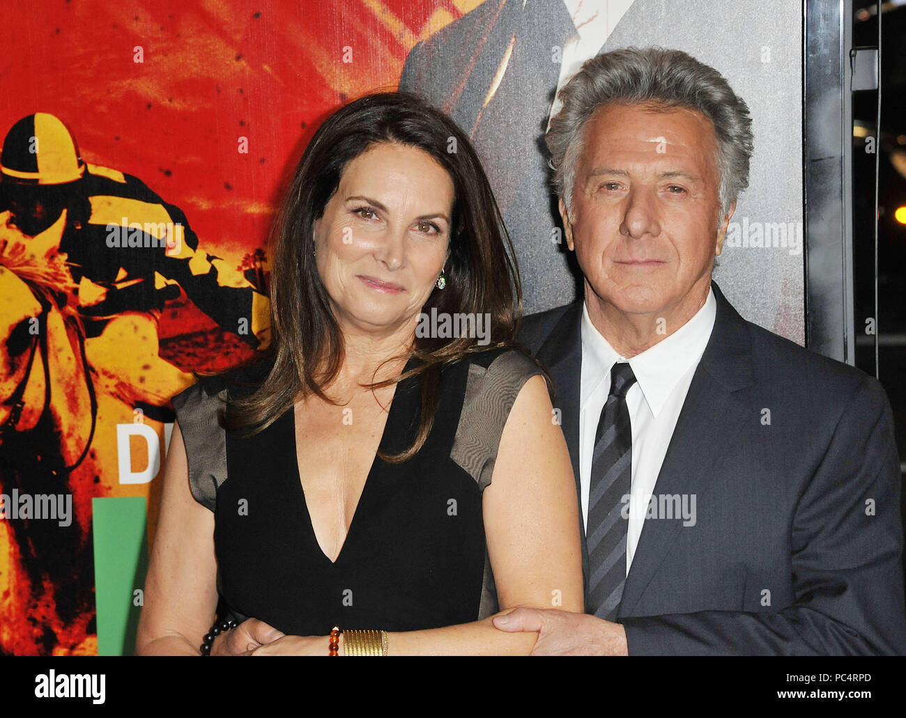 Dustin Hoffman and wife Lisa at The Luck premiere at the Chinese