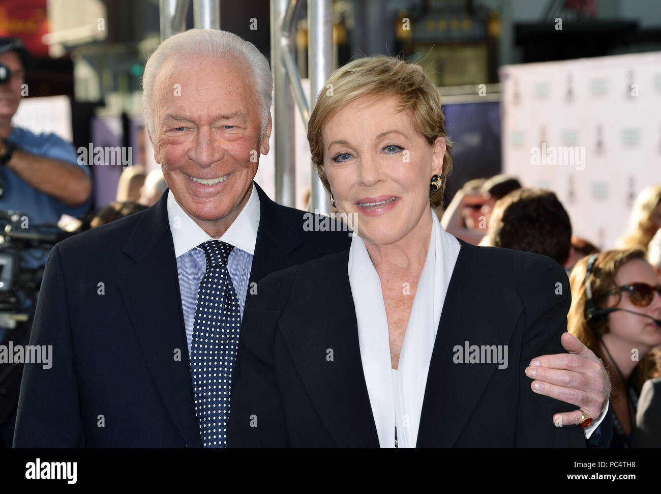 Christopher Plummer,  Julie Andrews 007 at The Sound Of Music Premiere at the TCL Chinese Theatre in Los Angeles. March 26, 2015.Christopher Plummer,  Julie Andrews 007  Event in Hollywood Life - California, Red Carpet Event, USA, Film Industry, Celebrities, Photography, Bestof, Arts Culture and Entertainment, Topix Celebrities fashion, Best of, Hollywood Life, Event in Hollywood Life - California, Red Carpet and backstage, movie celebrities, TV celebrities, Music celebrities, Arts Culture and Entertainment, vertical, one person, Photography,    inquiry tsuni@Gamma-USA.com , Credit Tsuni / USA Stock Photo