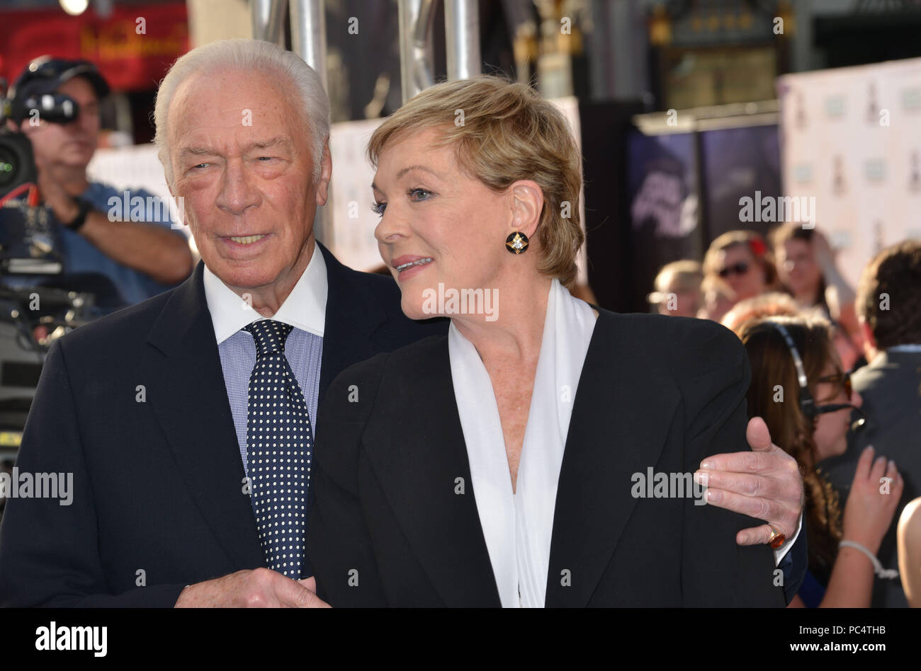Christopher Plummer,  Julie Andrews 008 at The Sound Of Music Premiere at the TCL Chinese Theatre in Los Angeles. March 26, 2015.Christopher Plummer,  Julie Andrews 008  Event in Hollywood Life - California, Red Carpet Event, USA, Film Industry, Celebrities, Photography, Bestof, Arts Culture and Entertainment, Topix Celebrities fashion, Best of, Hollywood Life, Event in Hollywood Life - California, Red Carpet and backstage, movie celebrities, TV celebrities, Music celebrities, Arts Culture and Entertainment, vertical, one person, Photography,    inquiry tsuni@Gamma-USA.com , Credit Tsuni / USA Stock Photo