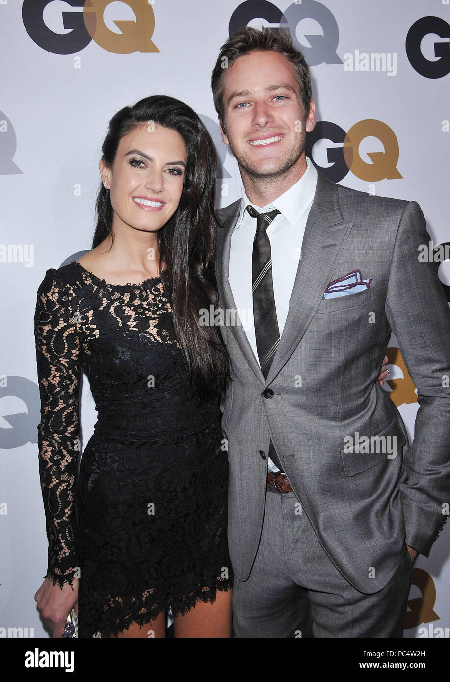 Armie Hammer and wife at GQ 17th Ann Men Of The Year2012 at the