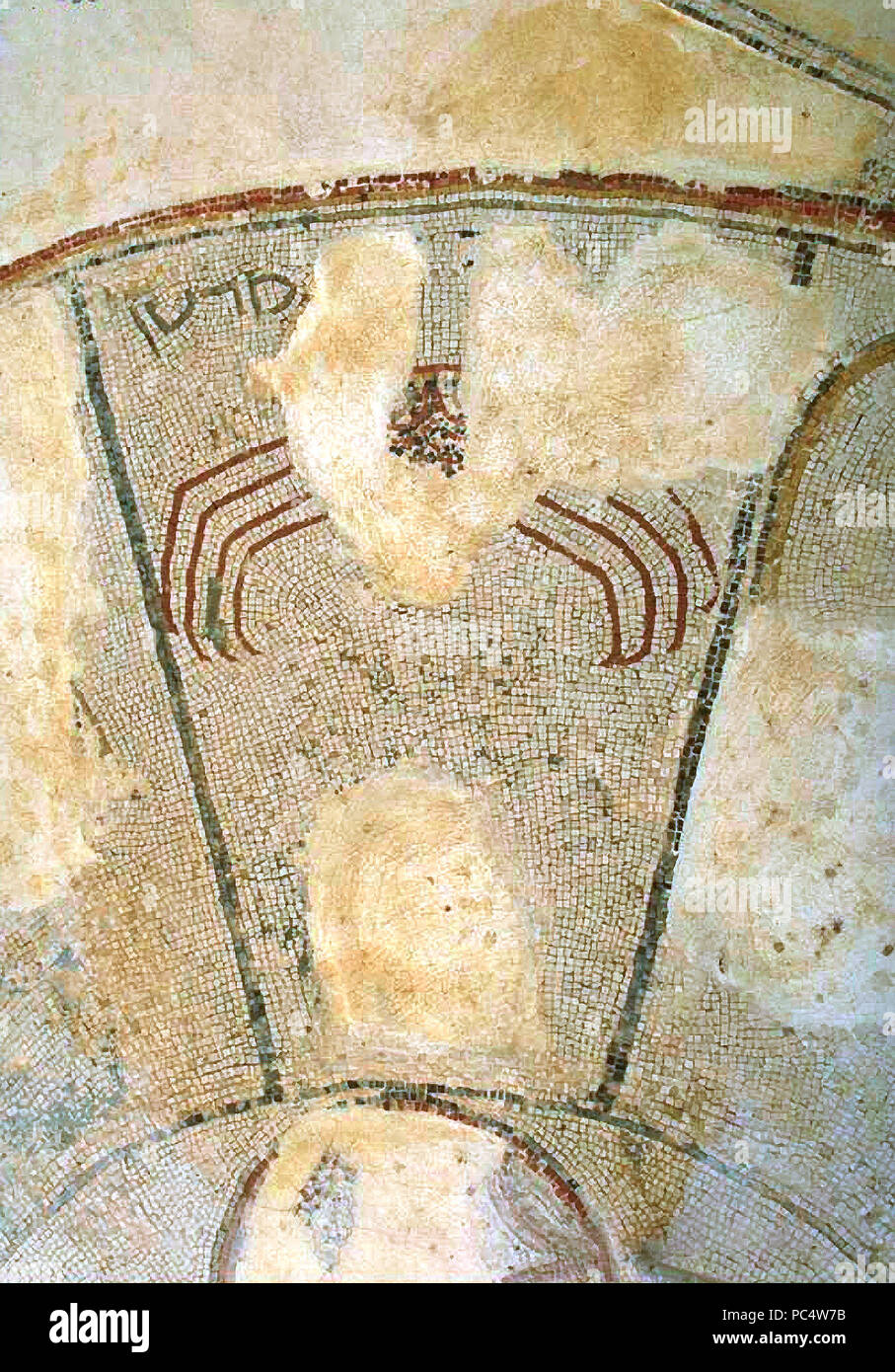 Synagogue Mosaic Zodiac Naaran High Resolution Stock Photography and