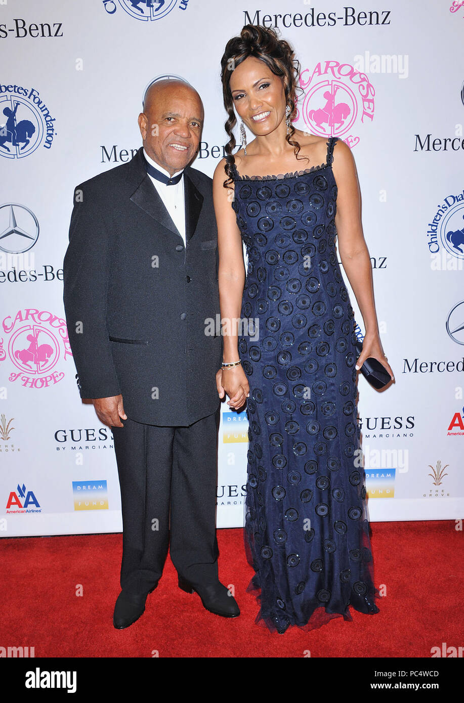 Berry Gordy  at the Carousel Of Hope 2012 at the Beverly Hilton Hotel in Los Angeles.Berry Gordy  ------------- Red Carpet Event, Vertical, USA, Film Industry, Celebrities,  Photography, Bestof, Arts Culture and Entertainment, Topix Celebrities fashion /  Vertical, Best of, Event in Hollywood Life - California,  Red Carpet and backstage, USA, Film Industry, Celebrities,  movie celebrities, TV celebrities, Music celebrities, Photography, Bestof, Arts Culture and Entertainment,  Topix, vertical,  family from from the year , 2012, inquiry tsuni@Gamma-USA.com Husband and wife Stock Photo