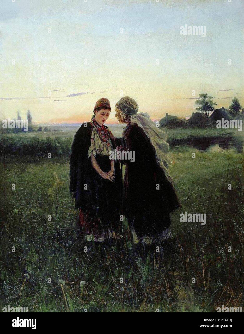 673 Володимир Маковський. Мати та донька. 1886. Vladimir Makovsky ...