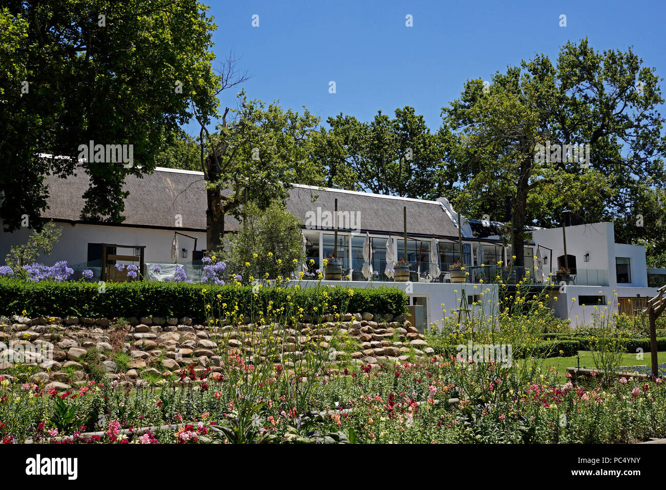 The Werf Restaurant and Food garden at Boschendal Wine Estate in the