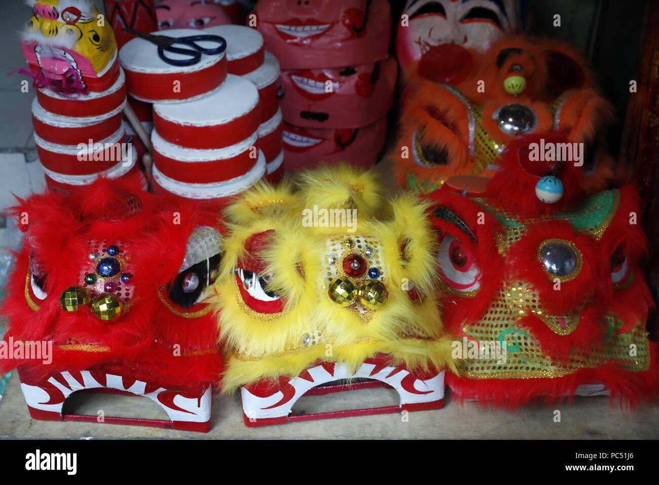 Chinese dragons for sale. Chinese new year. Hanoi. Vietnam. | usage ...