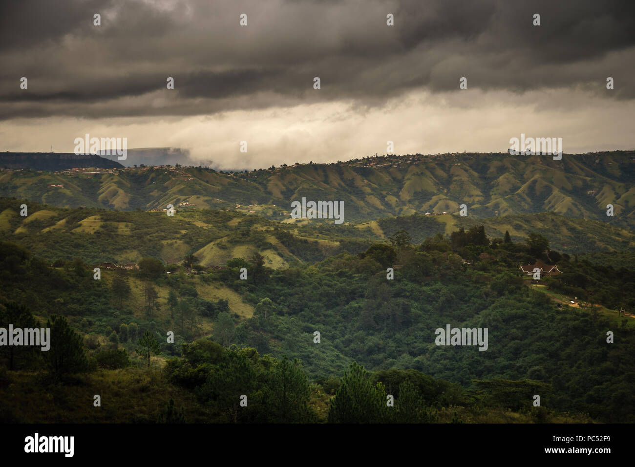 Valley of Thousand Hills Stock Photo - Alamy