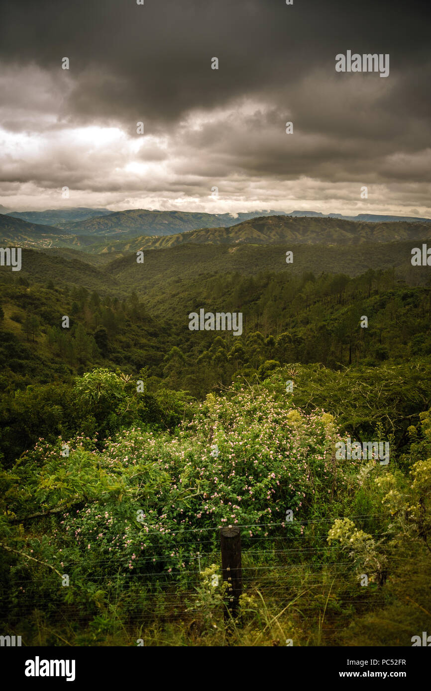 Valley of Thousand Hills Stock Photo Alamy