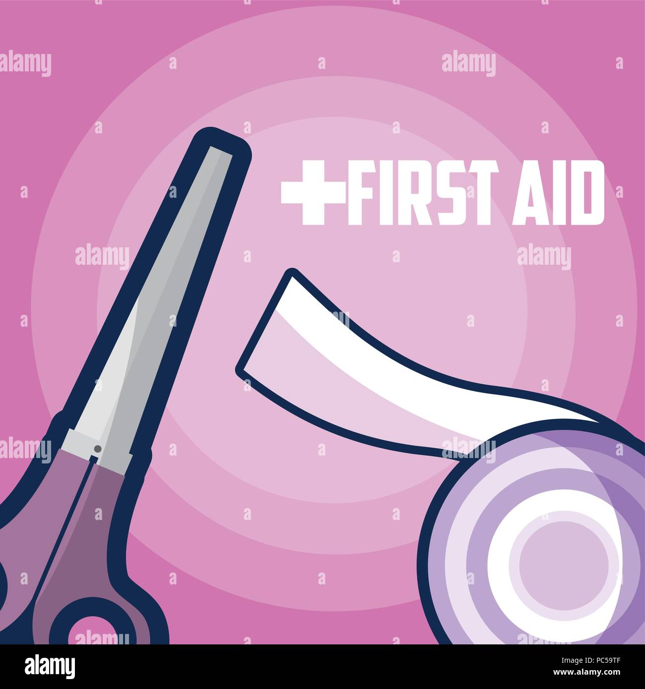 Medical first aid Stock Vector