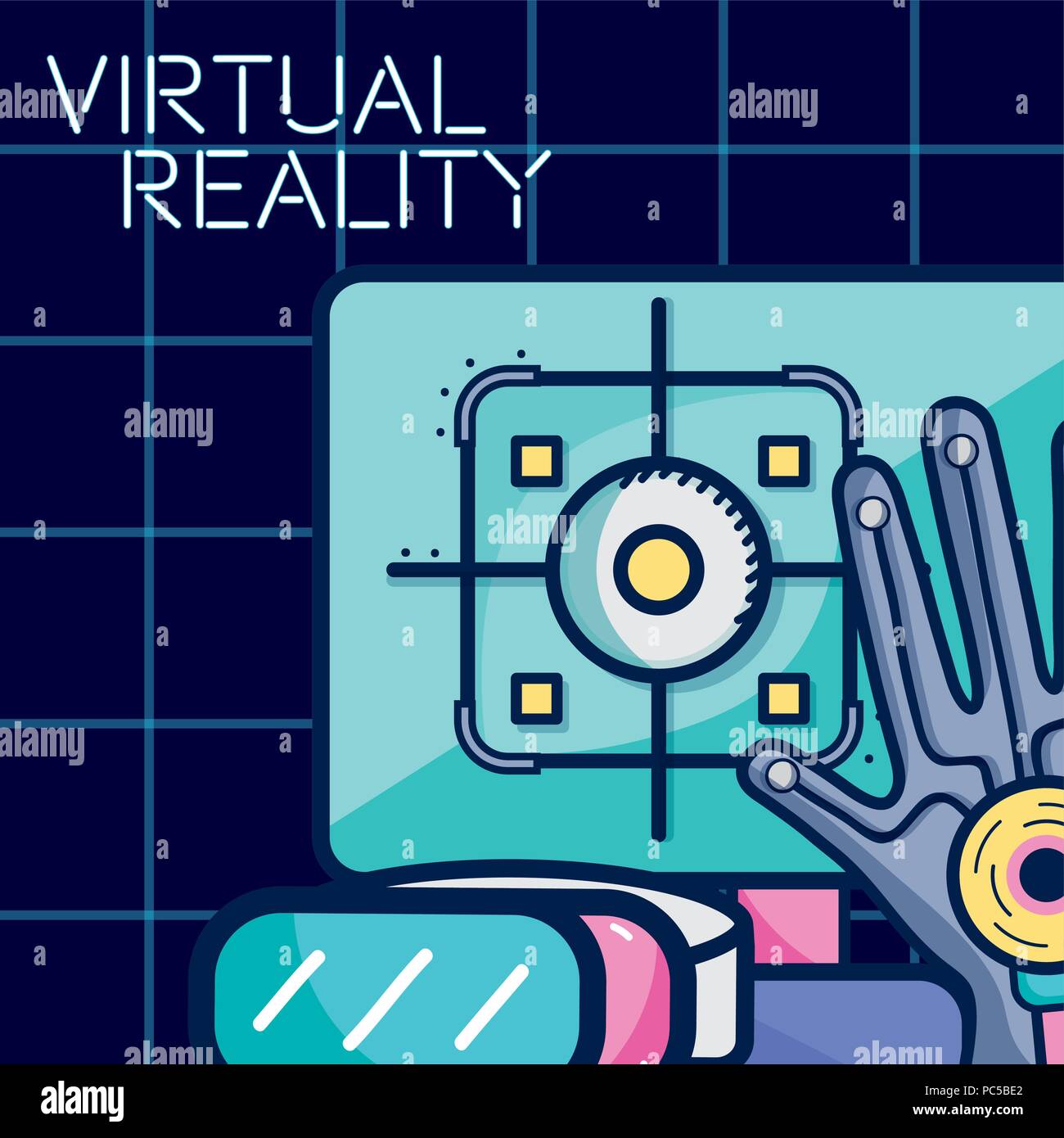 Virtual Reality technology Stock Vector Image & Art - Alamy