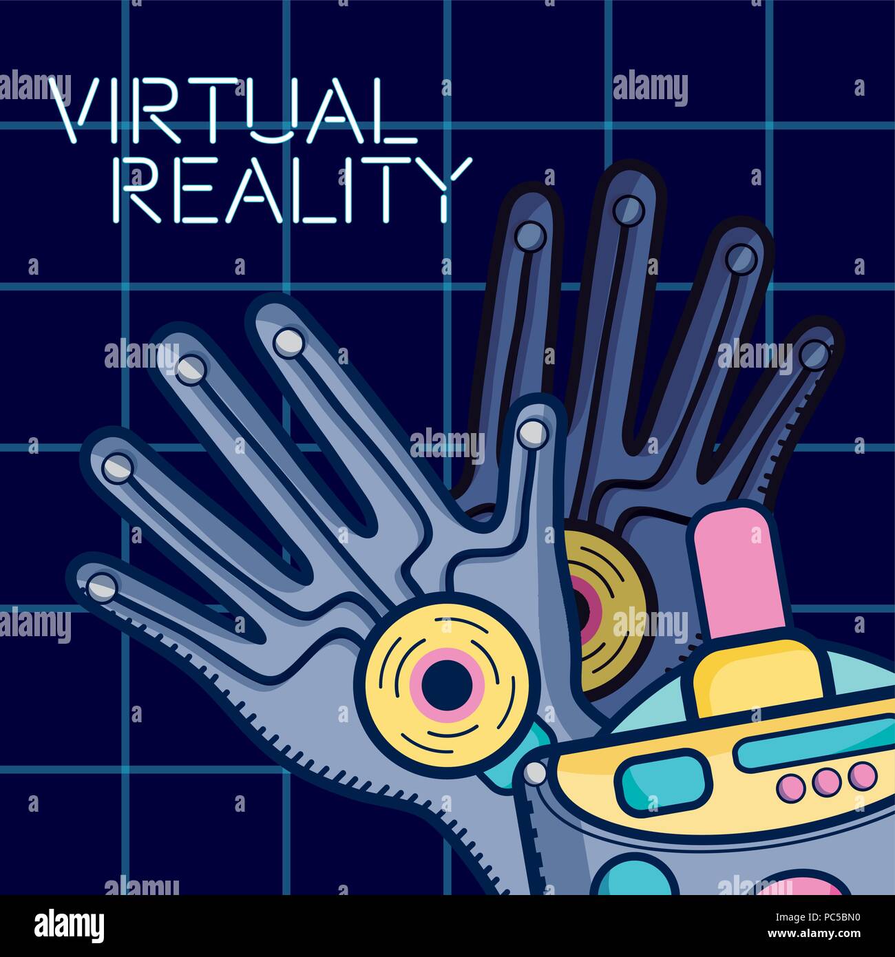 Virtual Reality technology Stock Vector Image & Art - Alamy