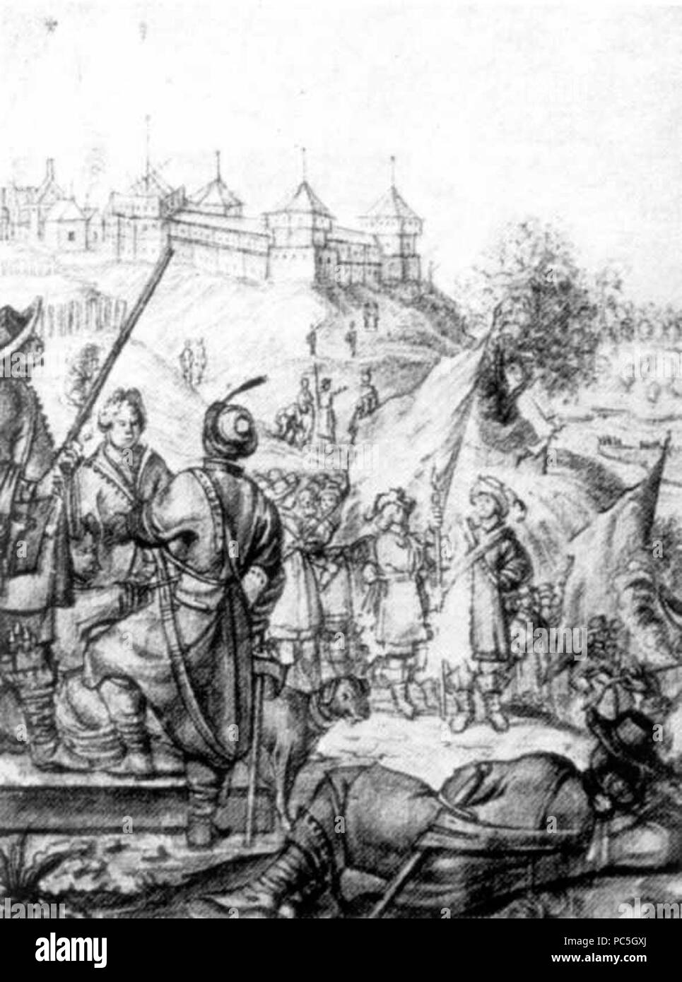 674 Горвальский (или Киевский) замок в 1651 г