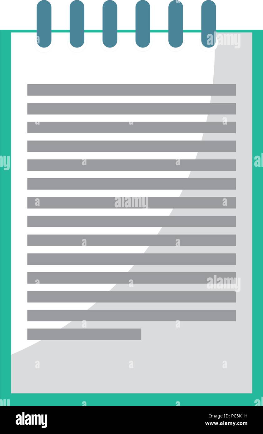 office notebook sheets notes information Stock Vector Image & Art - Alamy