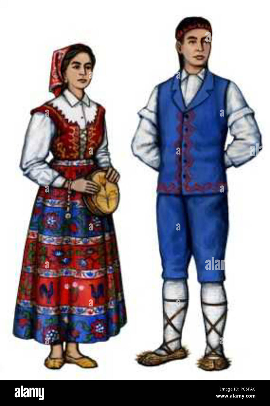 Национальный костюм сицилийцев