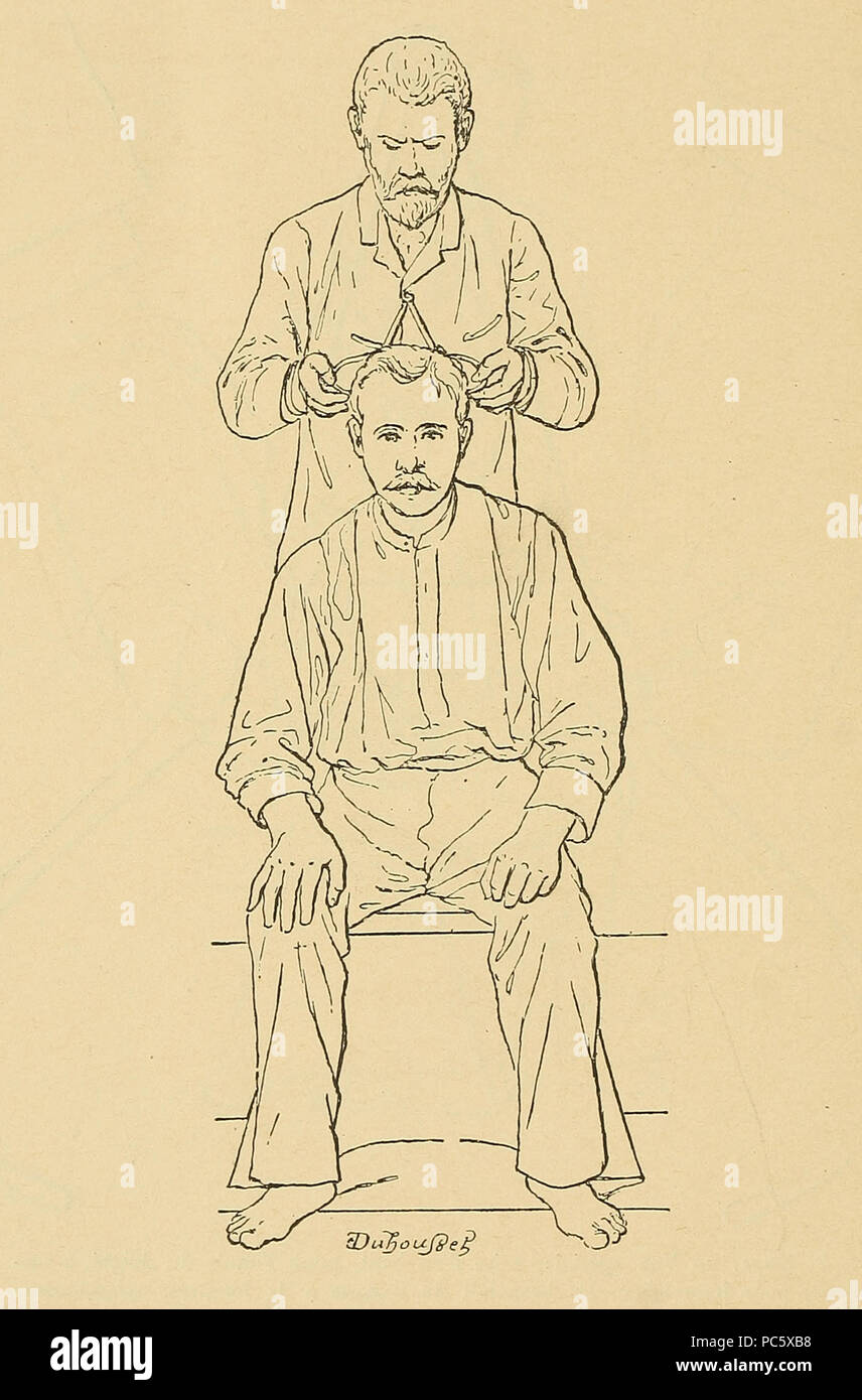 Bertillon System.drawing 14 Bertillon - Identification anthropométrique (1893) 258 Stock Photo ...