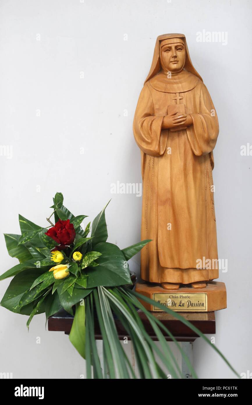 Mary of the Passion who founded the Franciscan Missionaries of Mary in British India in 1877. Dalat. Vietnam. | usage worldwide Stock Photo