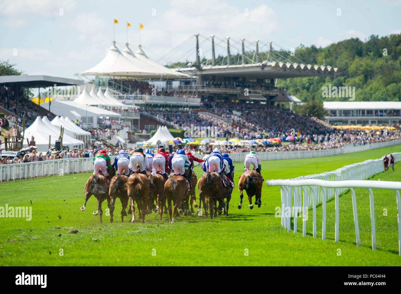 Goodwood, UK, 31 July 2018 The opening race at Glorious Goodwood 31 July 2018 Credit John Beasley/Alamy Live News Stock Photo