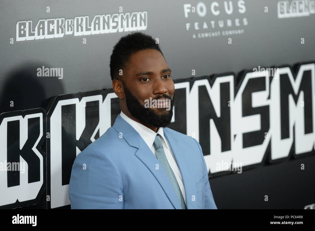 John David Washington attends New York Premiere Of 'BlacKkKlansman' at