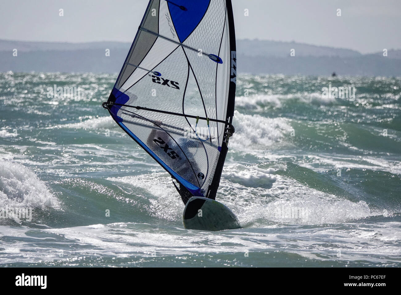 West Strand, West Wittering. 31st July 2018. Low pressure conditions