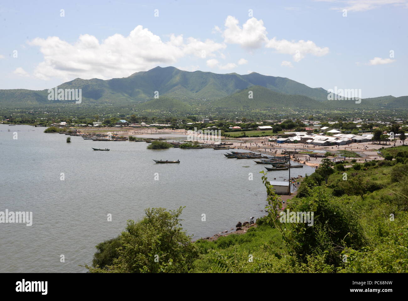 Sindo, Kenya. 03rd May, 2018. The main beach at Lake Victoria, where