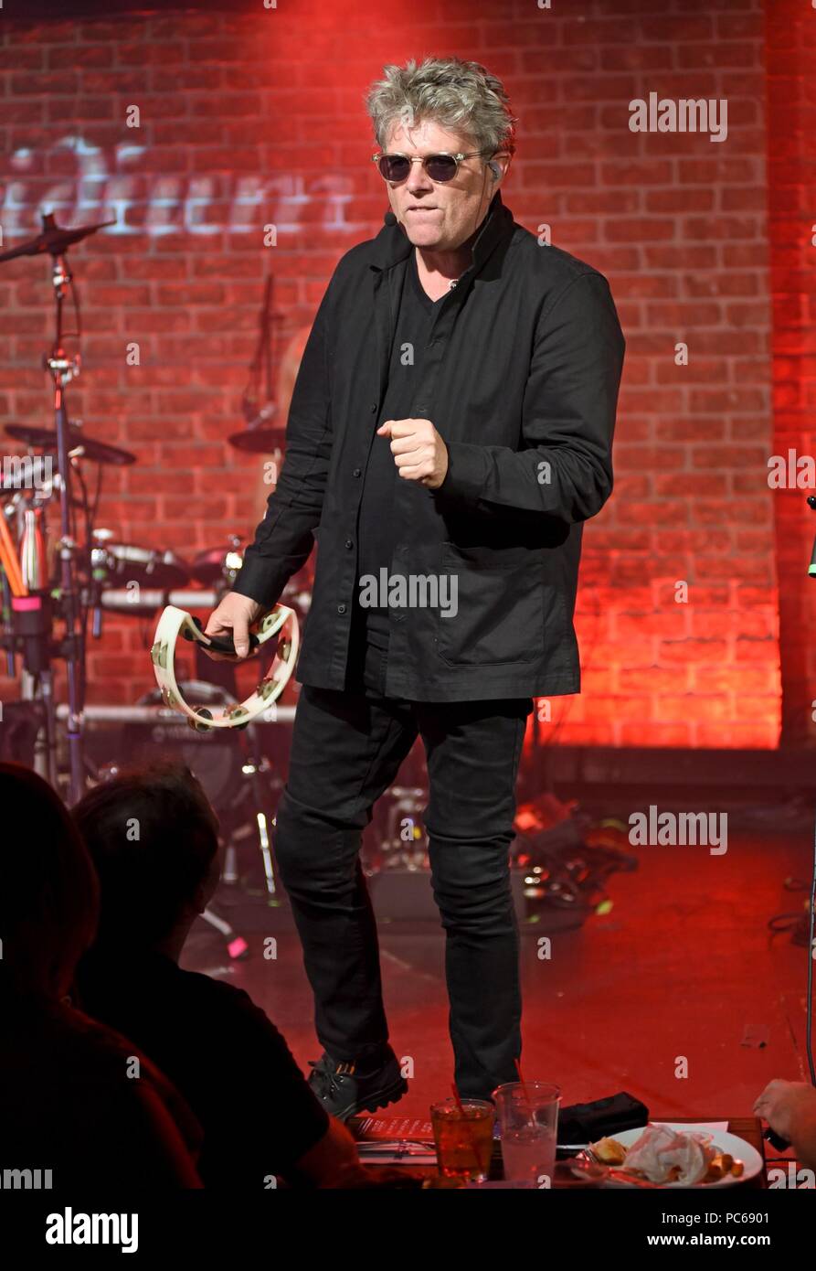 New York, NY, USA. 31st July, 2018. Tom Bailey in attendance for The Thompson Twins' Tom Bailey in Concert, Iridium, New York, NY July 31, 2018. Credit: Derek Storm/Everett Collection/Alamy Live News Stock Photo