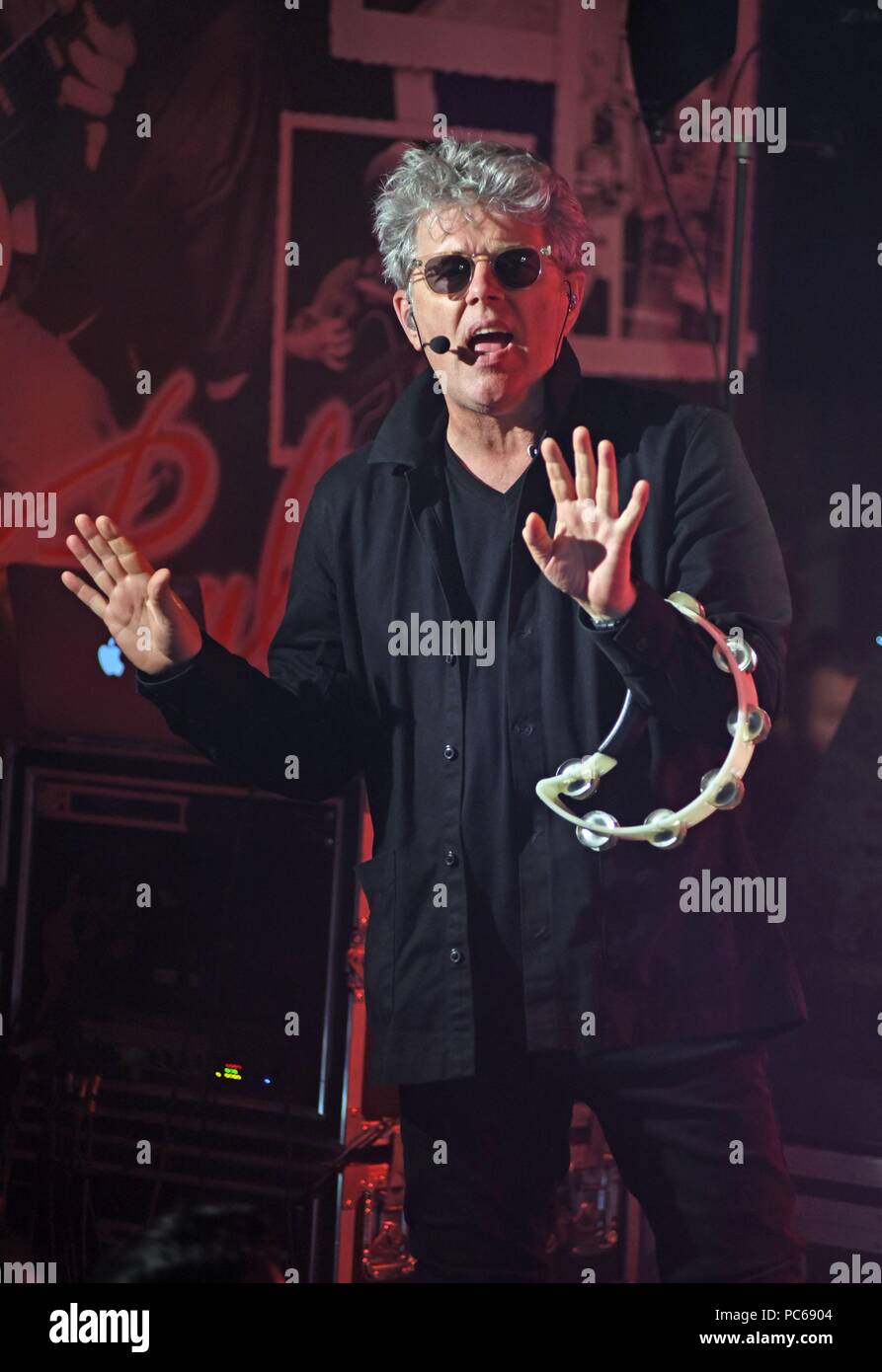 New York, NY, USA. 31st July, 2018. Tom Bailey in attendance for The Thompson Twins' Tom Bailey in Concert, Iridium, New York, NY July 31, 2018. Credit: Derek Storm/Everett Collection/Alamy Live News Stock Photo
