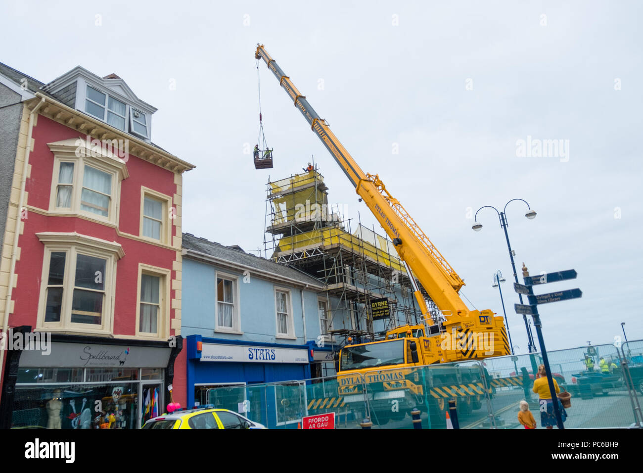 Aberystwyth Wales UK, Wednesday 01 August 2018. After the devastating