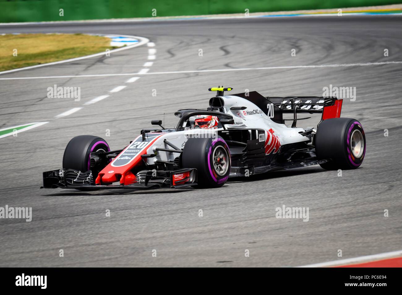 firo, Formula 1, 21.07.2018 Motorsport, Formula 1 season 2018: Hockenheim, Grosser Preis von Germany, Kevin MAGNUSSEN, Haas F1 Team, | usage worldwide Stock Photo
