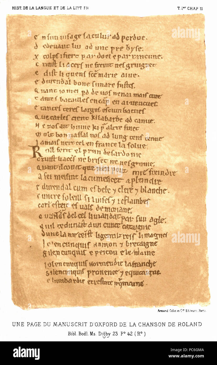 Chanson de roland hi-res stock photography and images - Alamy
