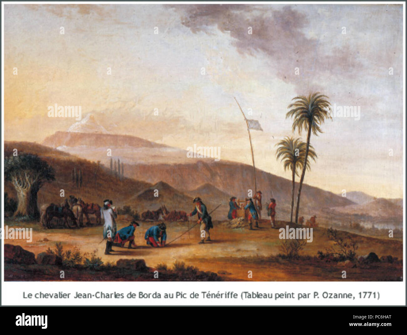 48 Jean-Charles de Borda mesurant le Pic de Ténériffe (1771)