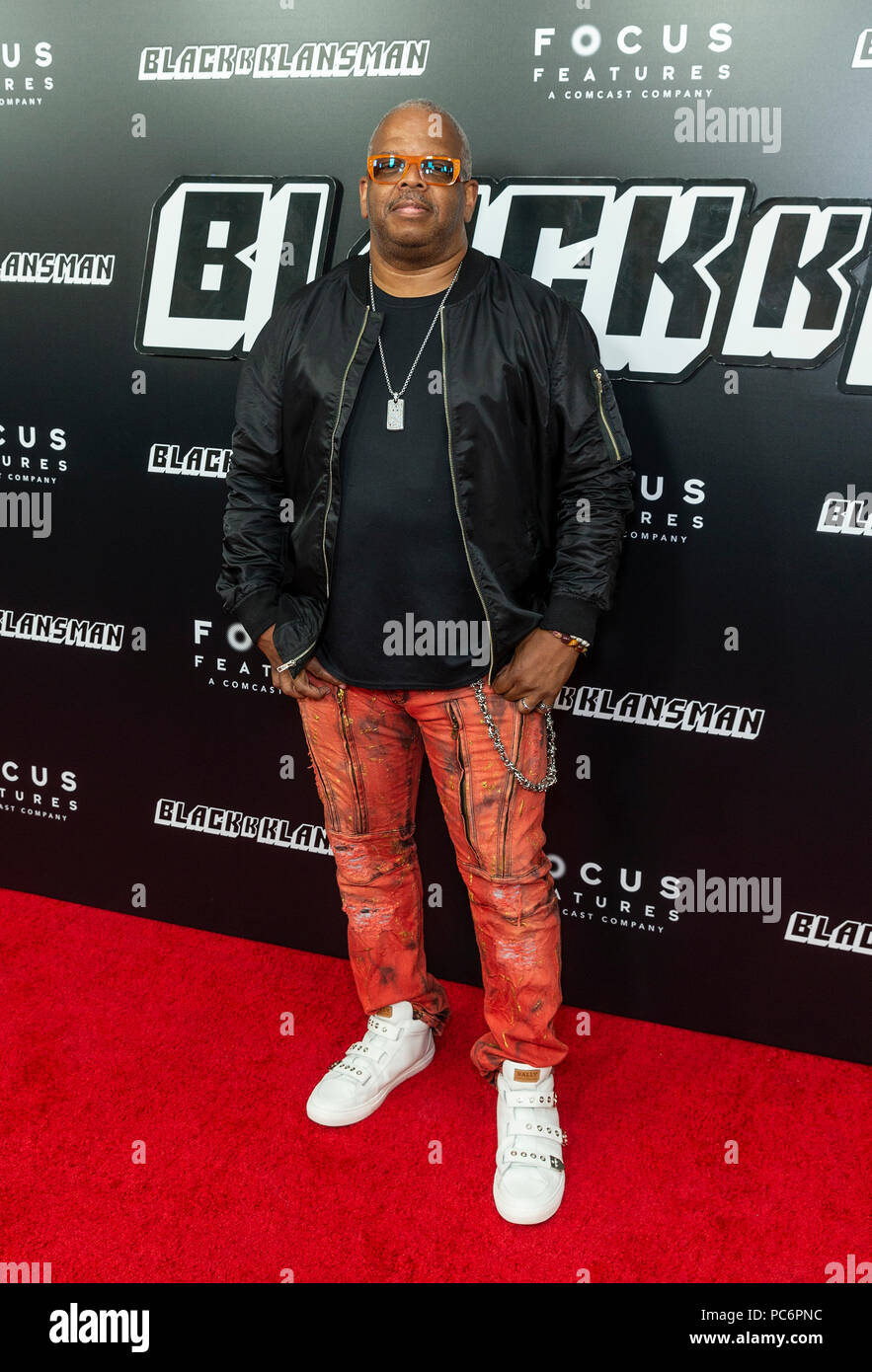 New York, United States. 30th July, 2018. Terence Blanchard attends BlacKkKlansman premiere at BAM Harvey Theater Credit: Lev Radin/Pacific Press/Alamy Live News Stock Photo