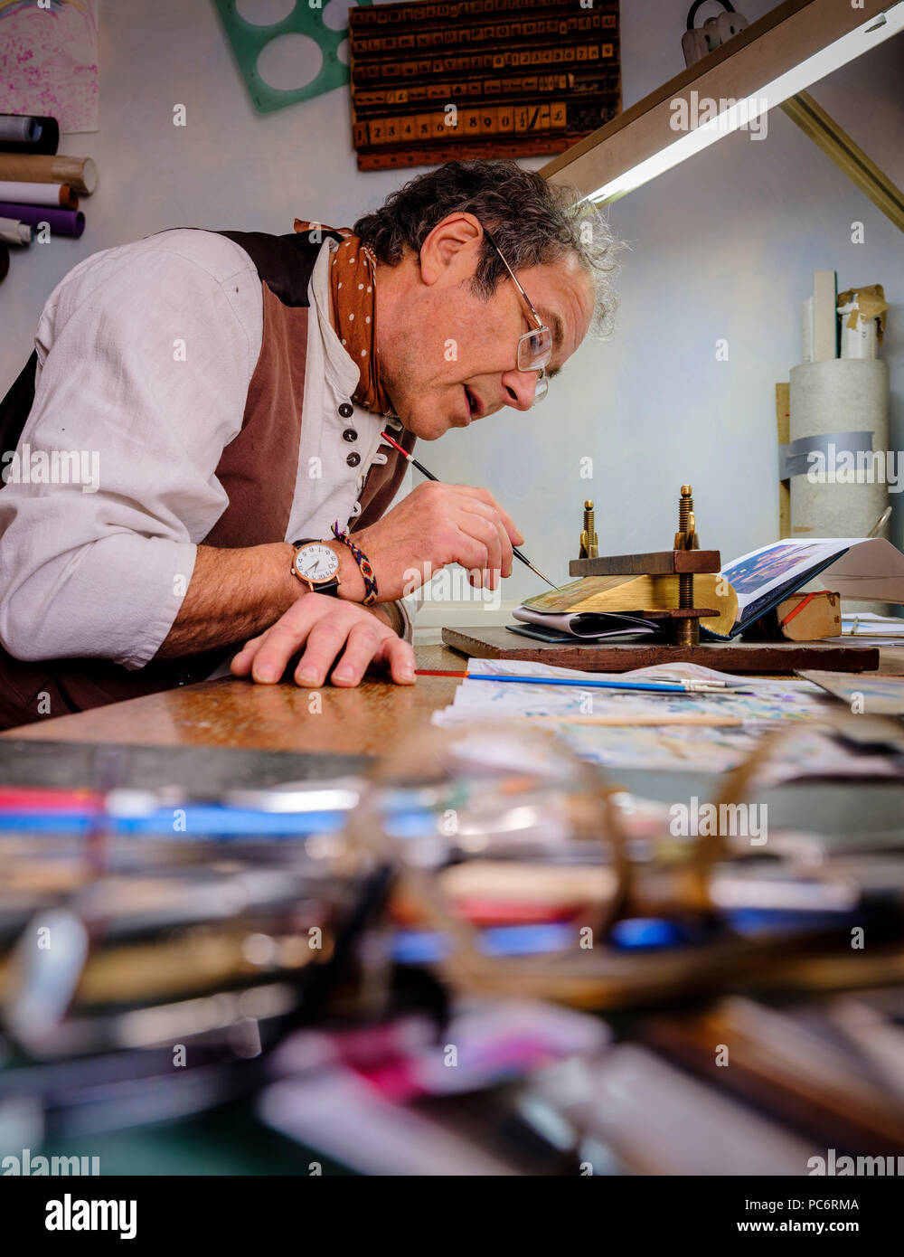 Fore edge paintings hires stock photography and images Alamy