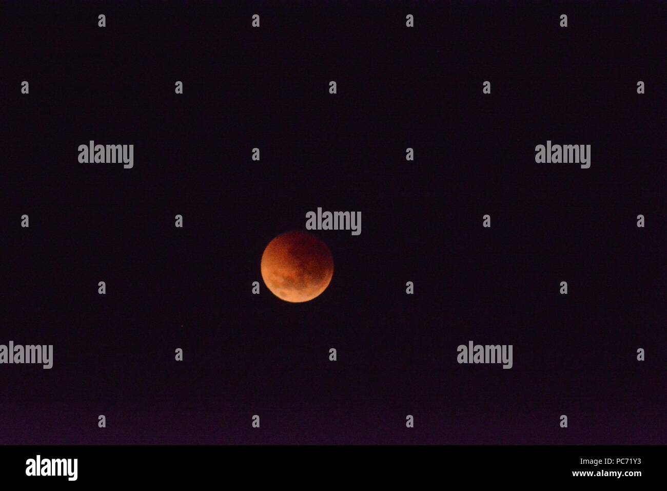 Lunar Eclipse Blood Moon, Australia Stock Photo Alamy