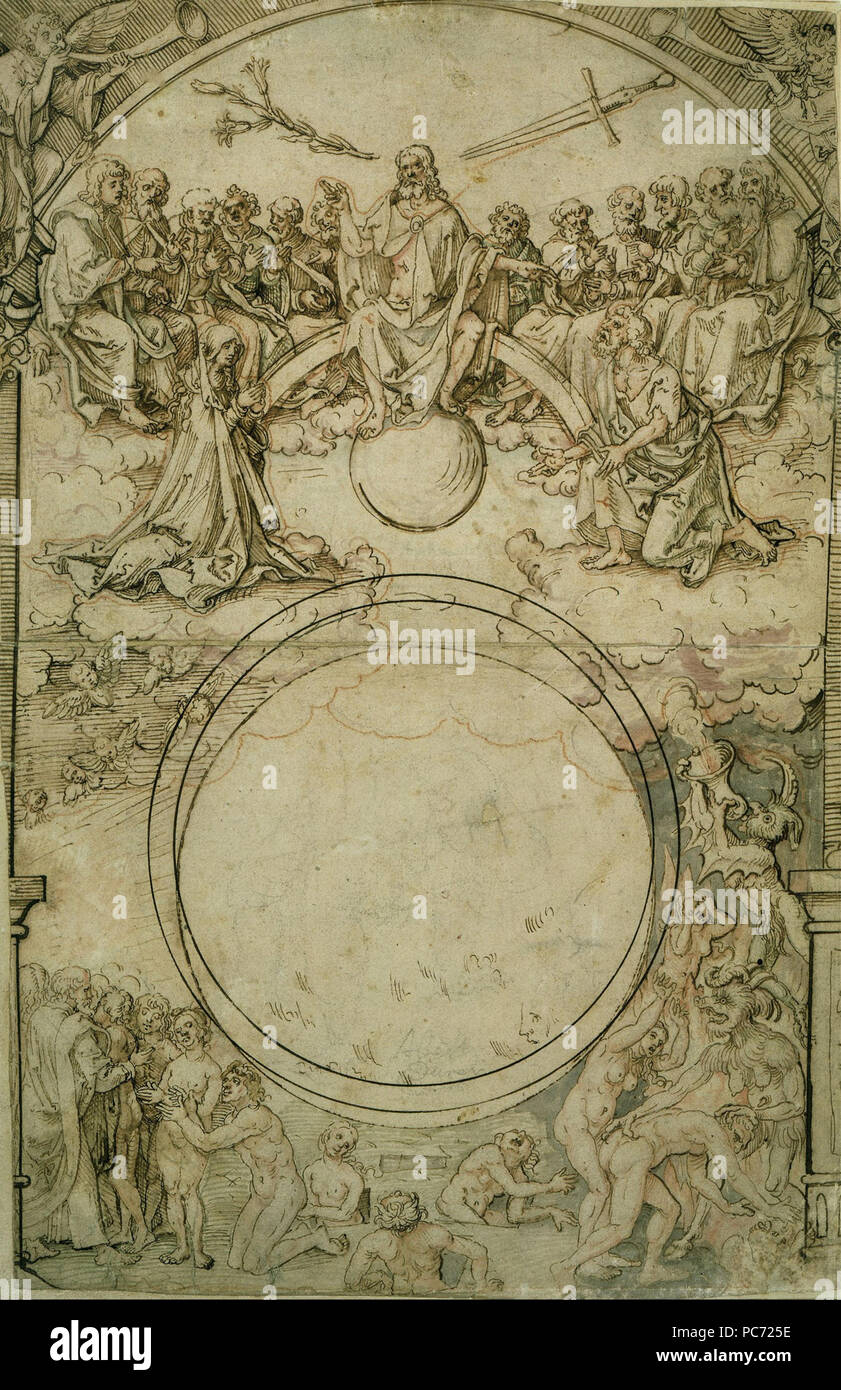 55 Hans Süß von Kulmbach - The Last Judgement - Stock Photo